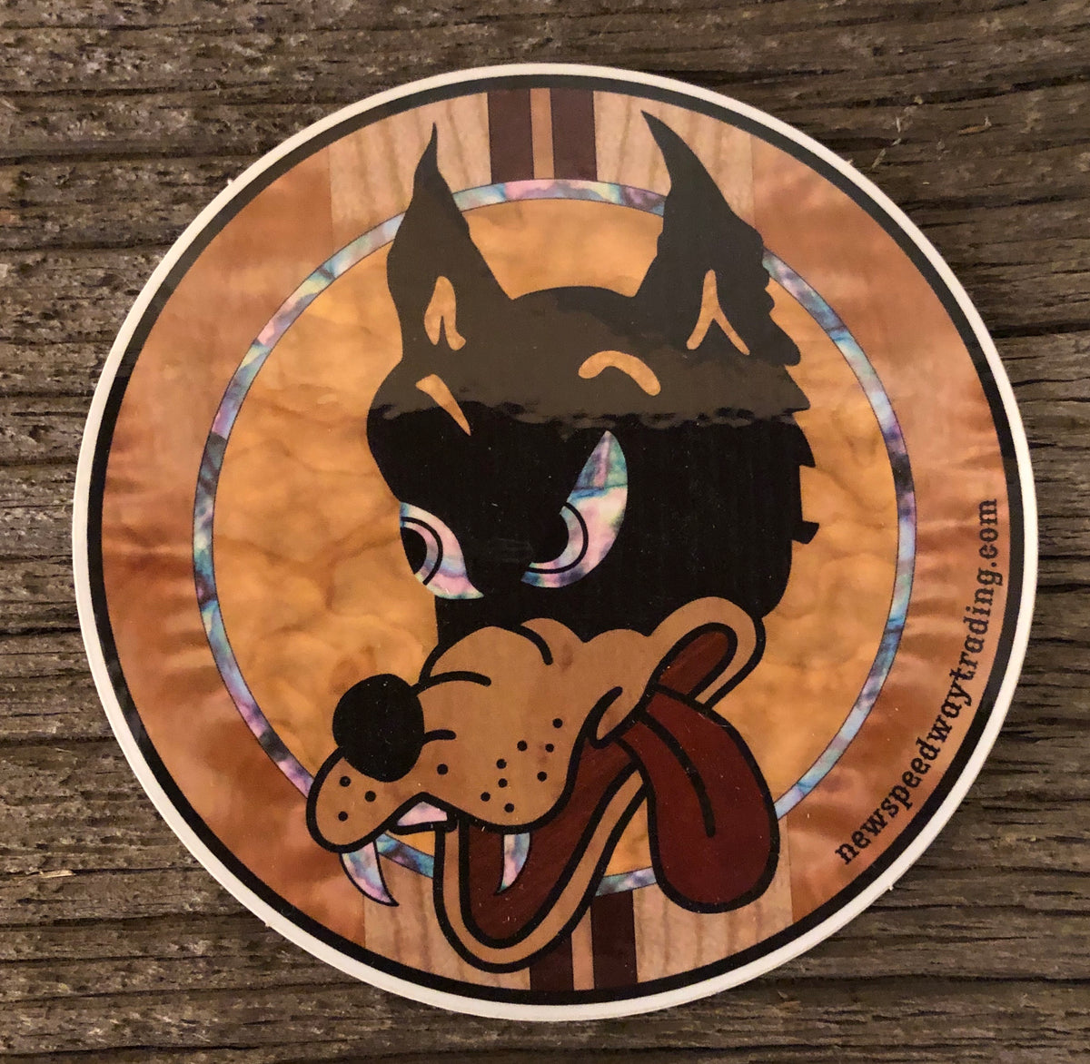 Jerry garcia wolf deals sticker